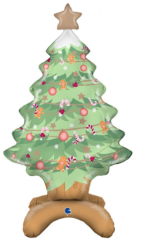 XXL Folienballon Figur - Weihnachtsbaum - 97cm